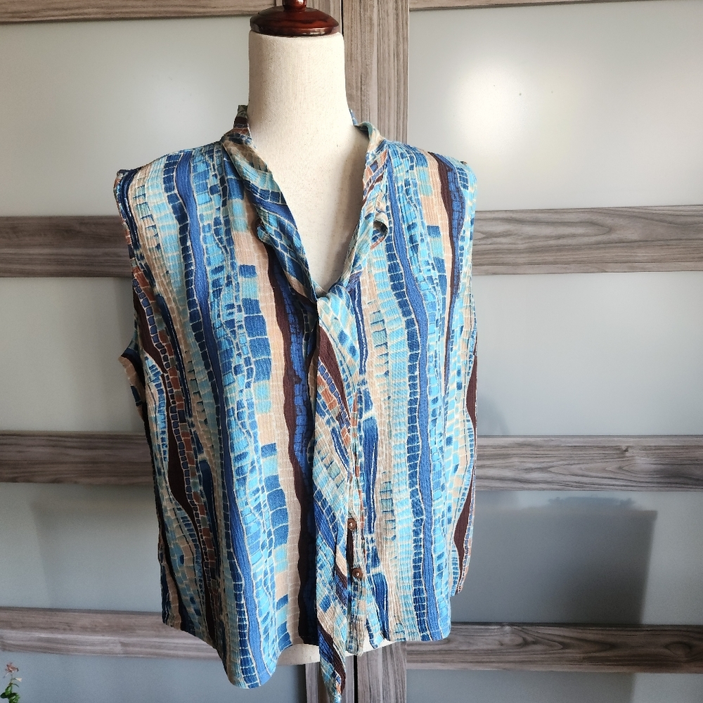 Jaclyn Smith Sleeveless Blouse - XL